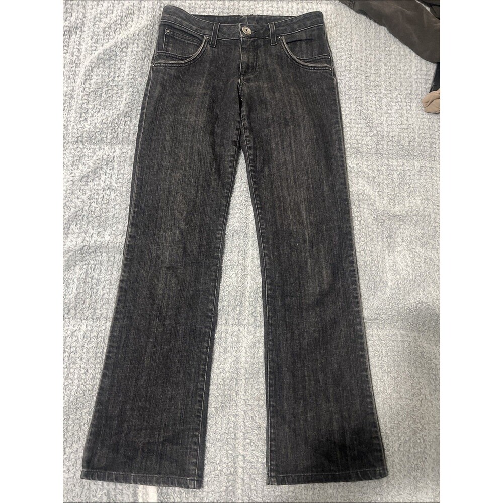 Guest distressed black boot cut jeans Y2K Vintage Sz 28